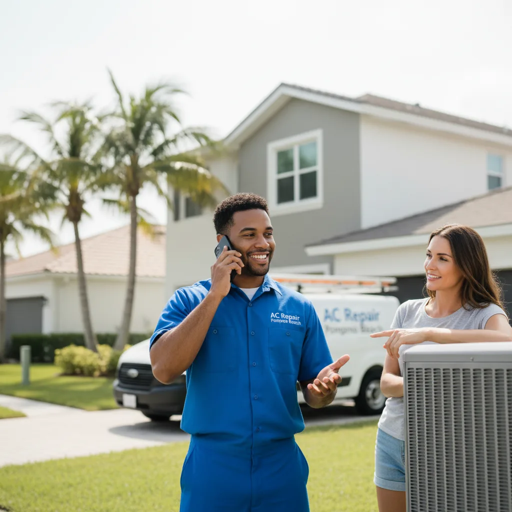 AC Repair Pompano Beach customer support in Osprey